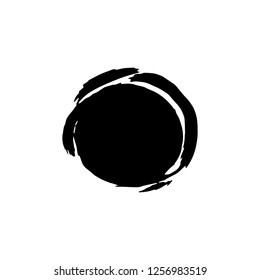 Vector ink  texture . Grungy hand drawn  stain. Handmade design elements.
Vector  illustration EPS 10