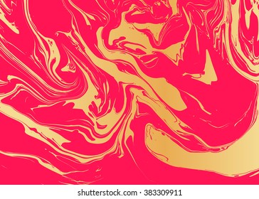 Vector Ink texture. Hand drawn marbling illustration technique.
Watercolor stains, abstract background, aqua print artistic effect.
Cover design for party invitation, trendy graphic, suminagashi art.