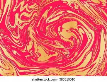 Vector Ink texture. Hand drawn marbling illustration technique.
Watercolor stains, abstract background, aqua print artistic effect.
Cover design for party invitation, trendy graphic, suminagashi art.