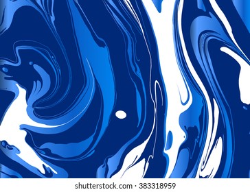 Vector Ink texture. Hand drawn marbling illustration technique.
Watercolor stains, abstract background, aqua print artistic effect.
Cover design for party invitation, trendy graphic, suminagashi art.