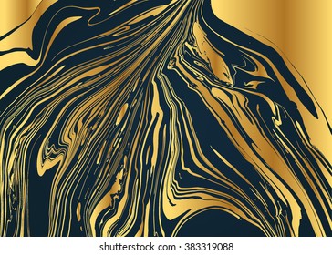 Vector Ink texture. Hand drawn marbling illustration technique.
Watercolor stains, abstract background, aqua print artistic effect.
Cover design for party invitation, trendy graphic, suminagashi art.