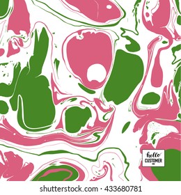 Vector Ink texture. Hand drawn marbling illustration technique.
Watercolor stains, abstract background, aqua print artistic effect.
Cover design for party invitation, trendy graphic, suminagashi art.
