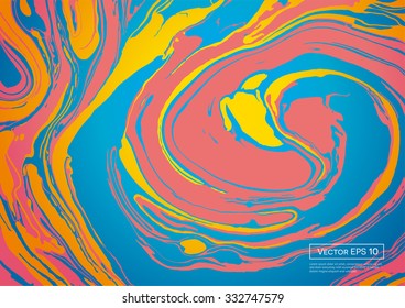 Vector Ink texture watercolor hand drawn marbling illustration, abstract background, aqua print.
Template for sail, wedding invitations (save date), invitation, envelope, valentine, card design 
