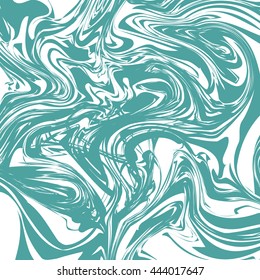 Vector Ink texture watercolor hand drawn marbling illustration, abstract background, aqua print