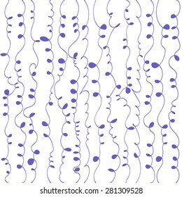 Vector inky hand drawn free style handwriting background. Handwritten border set. Seamless pattern.
