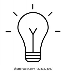 Vector Innovation Outline Icon Design
