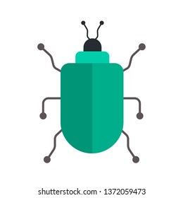 vector Insect or Beetle on a white background - Vector