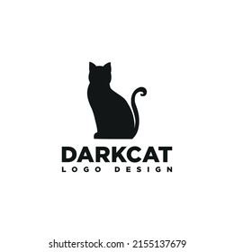 vector inspiration logo. black cat logo