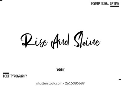 Vector Inspirational Hand Drawn, Motivational Lettering Illustration, Typography On White Background