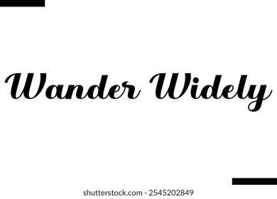 Texto de tipografía de viaje inspirador de Vector