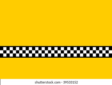 (Vector) Inspired by the famous New York Yellow Cabs, with plenty of copy space. A jpg version is also available.