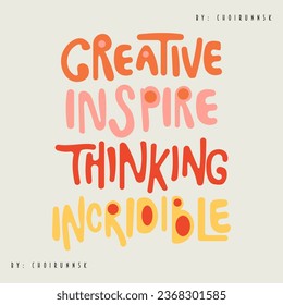 the vector of an inspiring writing icon set