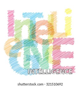 Vector intelligence. Broken text scrawled