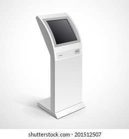 Vector Interactive Information Kiosk Terminal Stand Screen Display Console Infokiosk