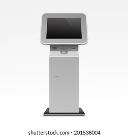 Vector Interactive Information Kiosk Terminal Stand Screen Display Console Infokiosk