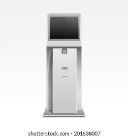 Vector Interactive Information Kiosk Terminal Stand Screen Display Console Infokiosk