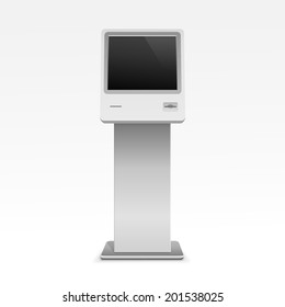 Vector Interactive Information Kiosk Terminal Stand Screen Display Console Infokiosk