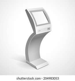 Vector Interactive Information Kiosk Terminal Stand Screen Display Console Infokiosk