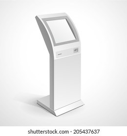 Vector Interactive Information Kiosk Terminal Stand Screen Display Console Infokiosk