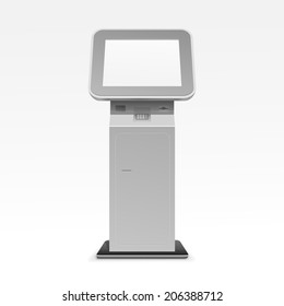 Vector Interactive Information Kiosk Terminal Stand Screen Display Console Infokiosk