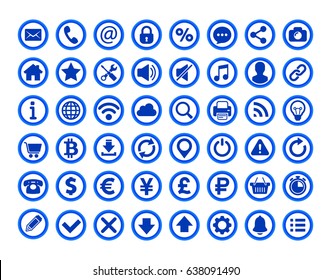 Vector interface icons