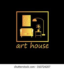 vector interior home furniture design illustration modern