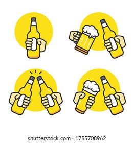 Vector of an international beer day