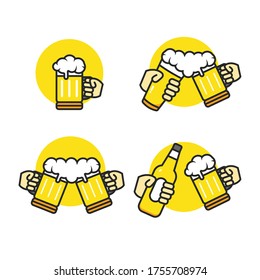 Vector of an international beer day