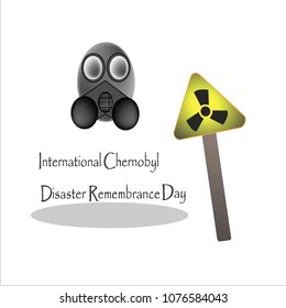 Vector, International chernabyl disastor remembrance day