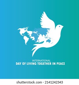 Vector International Day Of Living Together In Peace