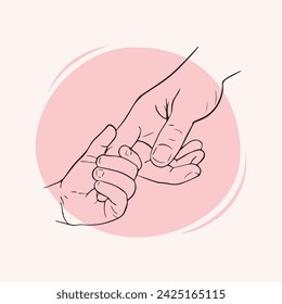 vector international father's day on pink background