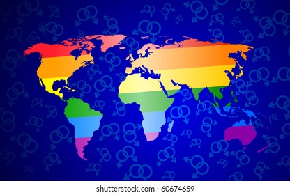 Vector International Gay Pride Concept