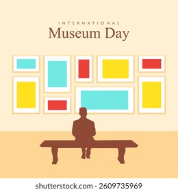 vector international museum day poster template