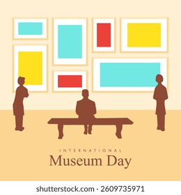vector international museum day poster template