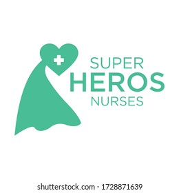vector international nurse day vector label with stethoscope isolated on white background. vector nurses icon