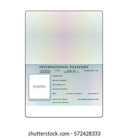 11,141 Passport Page Images, Stock Photos & Vectors | Shutterstock