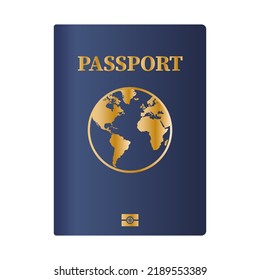 Vector International Passport Cover Template Stock Vector (Royalty Free ...