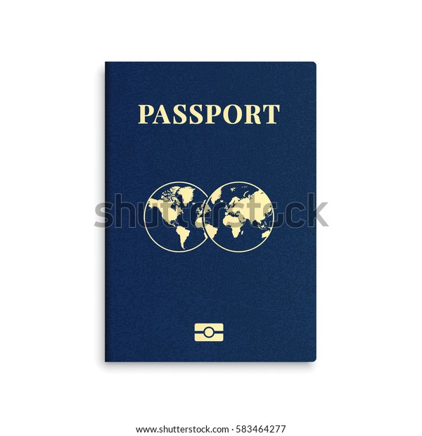 Vector\
international passport cover\
template