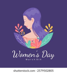 vector international women's day poster template