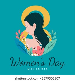 vector international women's day poster template