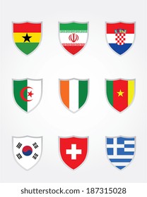 Vector International World Cup Soccer Crest Collection