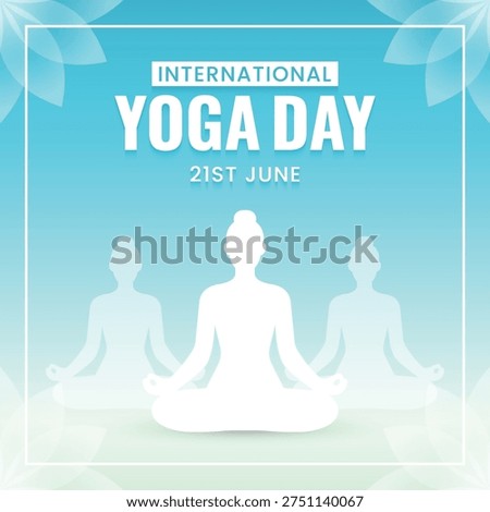 Vector International Yoga Day Event Celebration Design