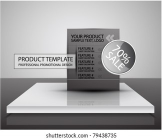 Vector internet advertising web box