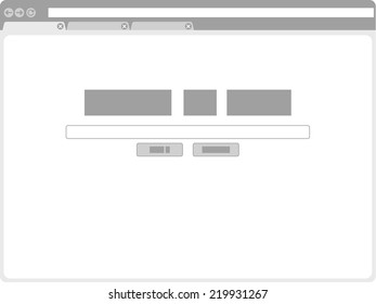 Vector internet browser background. Eps10.