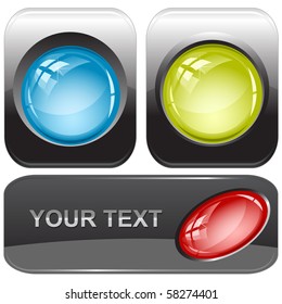 Vector internet buttons