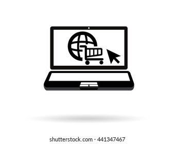Vector Internet shopping e-commerce concept