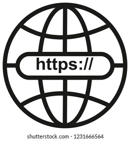 Vector Internet sign