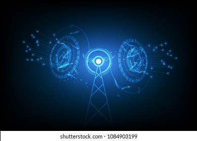 vector internet signal spot, antenna communication technology