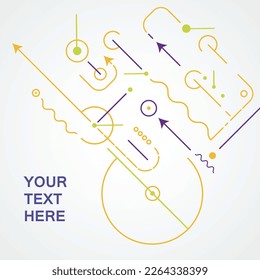 Vector internet technology banner. Abstract circuit board. Global network background