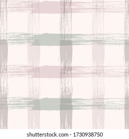 Vector intersecting lines kilt pattern. Tartan plaid pattern in purple, green, and white for flannel shirt or other modern fashion clothing design.